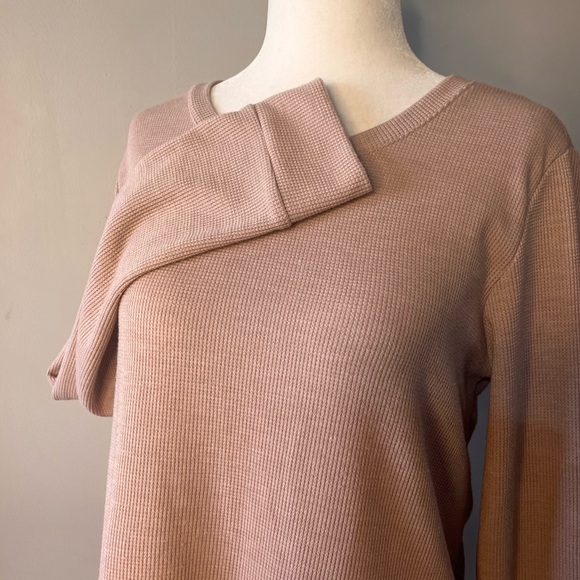 NWOT LOGO Lori Goldstein Waffle/Lace Top W/ Pockets!! - Picture 3 of 10